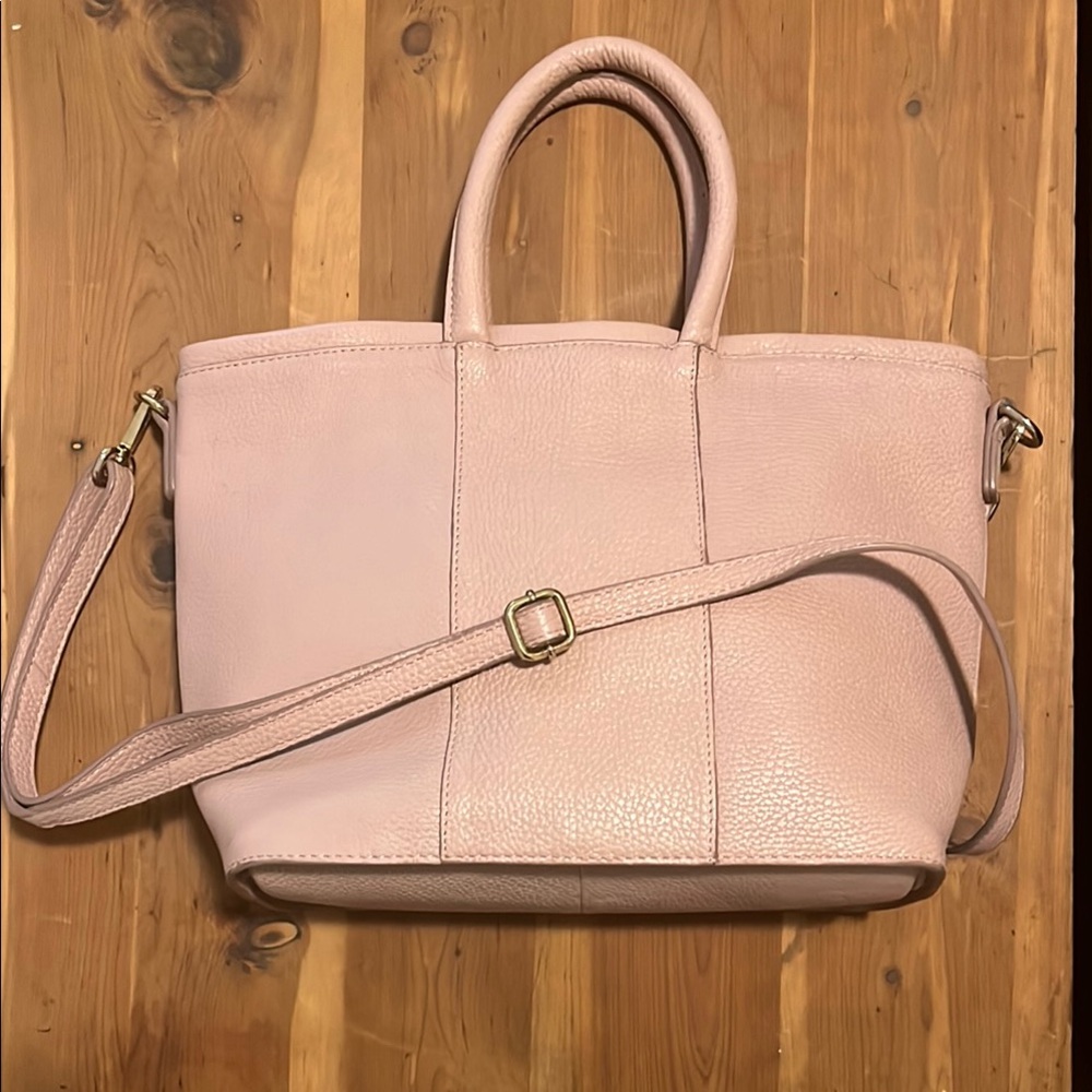Dusty Pink Tote with Versatile Design